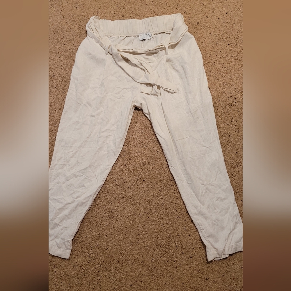 ASOS Cream Off White Maternity Pants